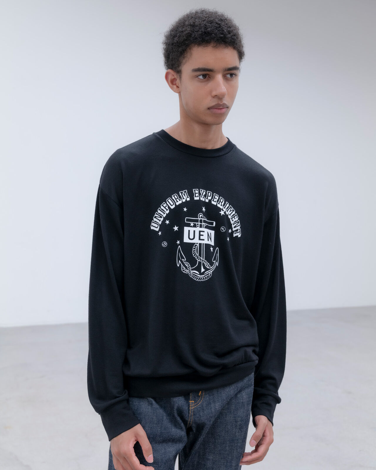UEN WASHABLE SWEATER,BLACK, large image number 4