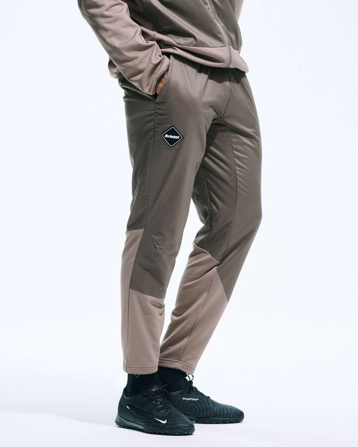 GRID FLEECE HYBRID PANTS,BEIGE, medium image number 5