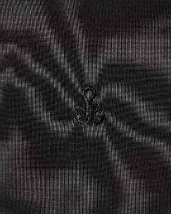 CHAMBRAY REGULAR-FIT SHIRT,BLACK, medium image number 3
