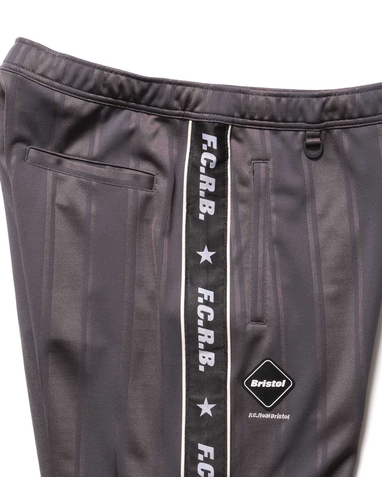 SHADOW WEAVE STRIPE PANTS,CHARCOAL GRAY, large image number 3