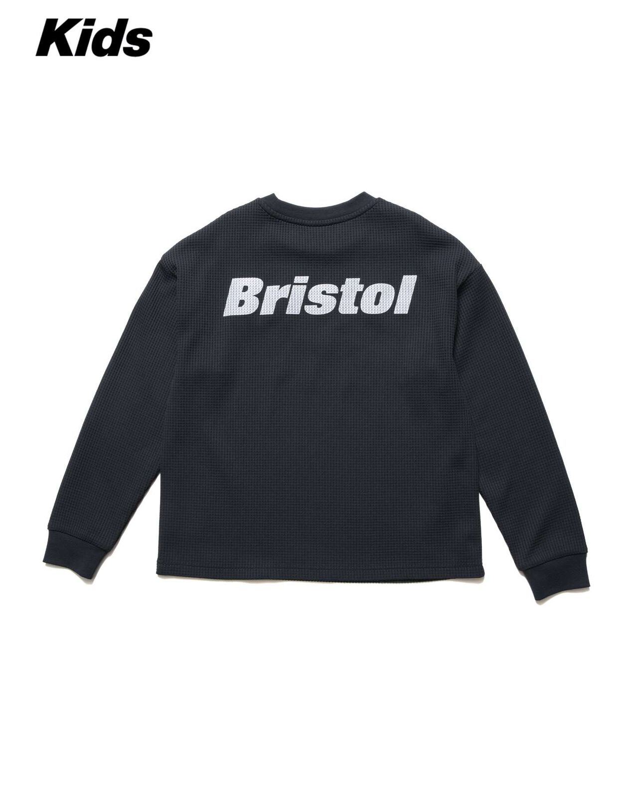 TECH WAFFLE L/S LOUNGE TOP,BLACK, large image number 1