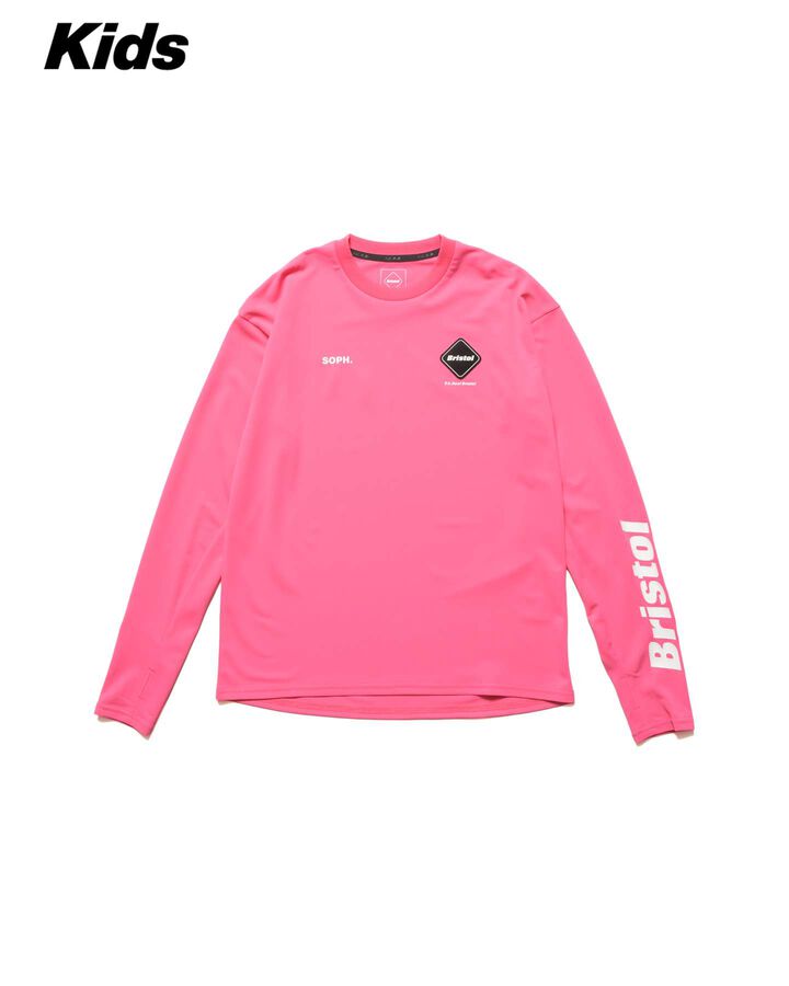 L/S ATHLETIC TOP,PINK, medium