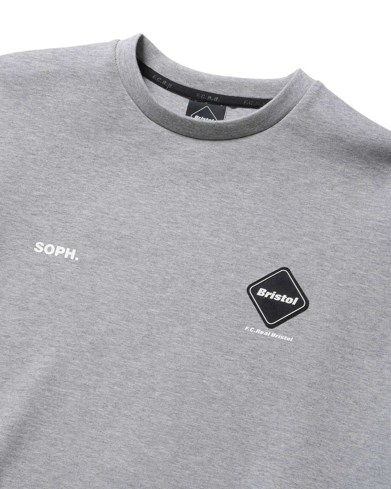 TECH SWEAT CREWNECK TOP,GRAY, large image number 2
