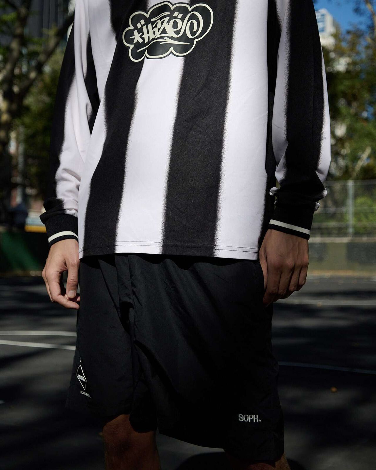 ERIC HAZE: GAME SHORTS,BLACK, large image number 6