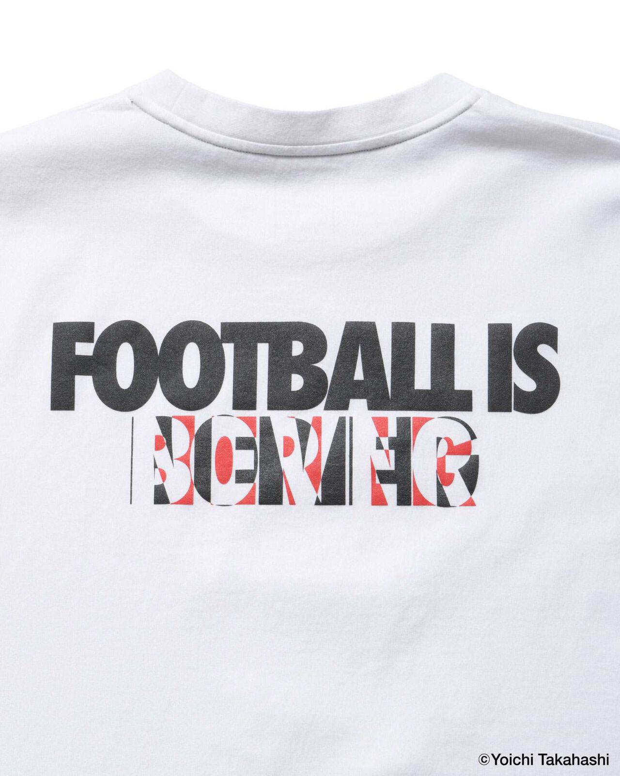 KOJIRO HYUGA ON THE FRONT BAGGY TEE,WHITE, large image number 3