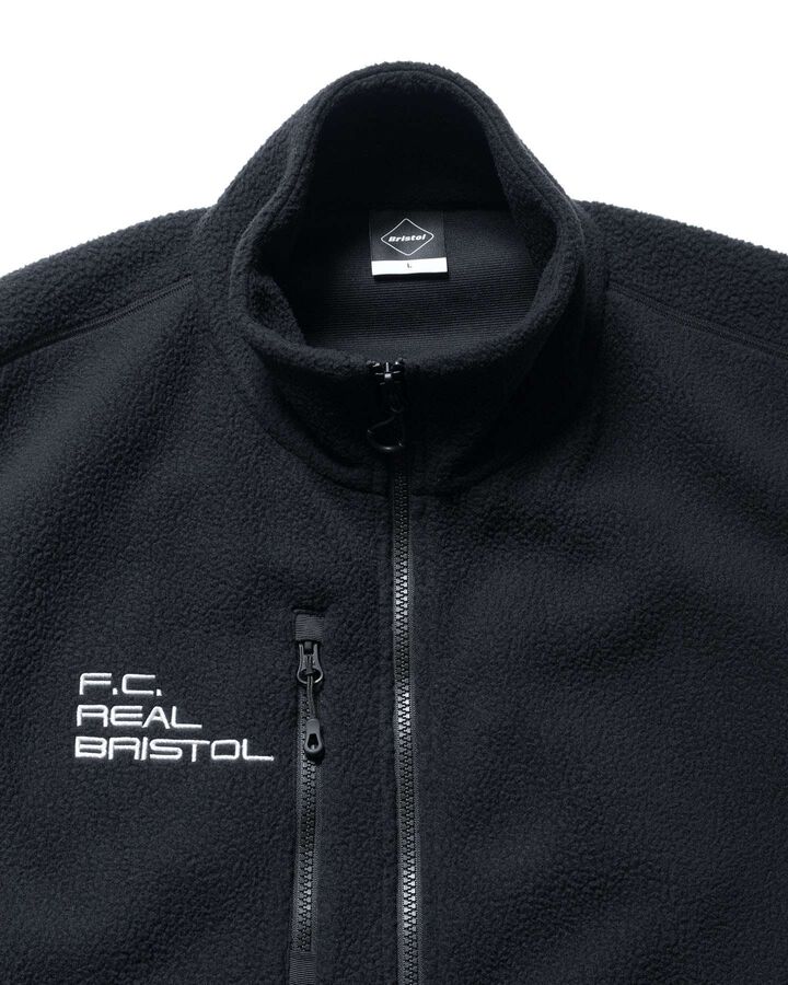 POLARTEC SHEARLING JERSEY LINER VEST,BLACK, medium image number 2