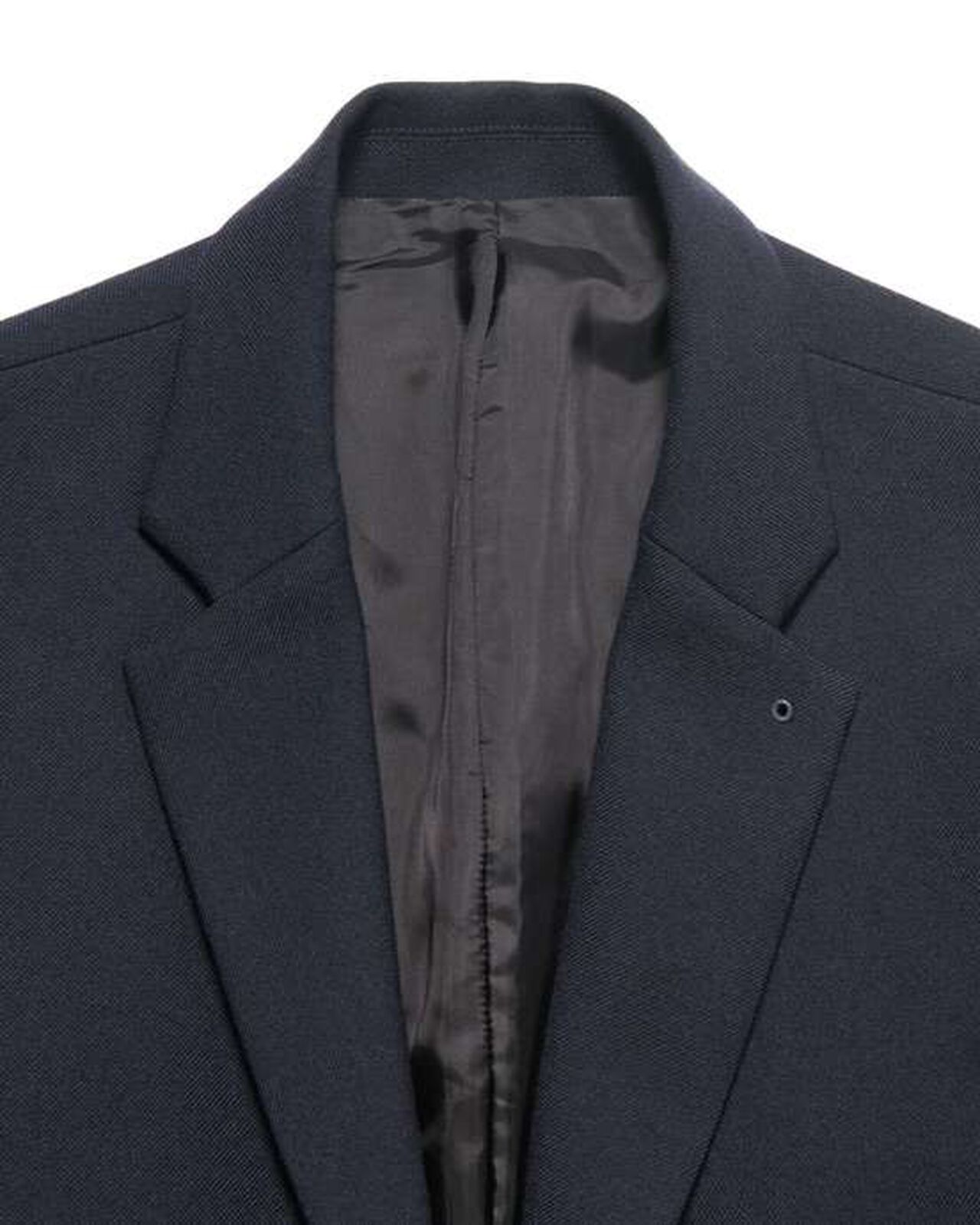 ZIP POCKET 1BUTTON JACKET,NAVY, large image number 2