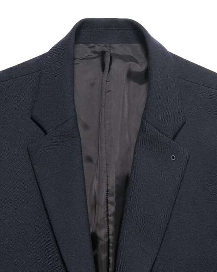 ZIP POCKET 1BUTTON JACKET,NAVY, medium image number 2