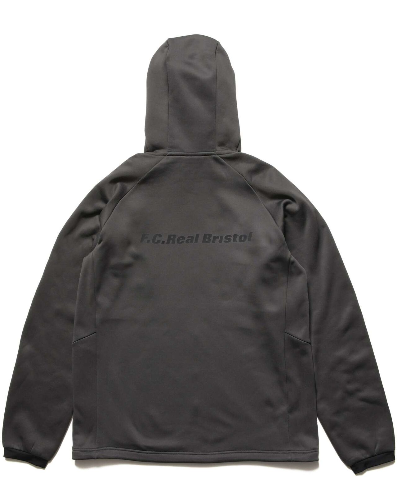 STRETCH FLEECE GAITER HOODIE,CHARCOAL GRAY, large image number 1