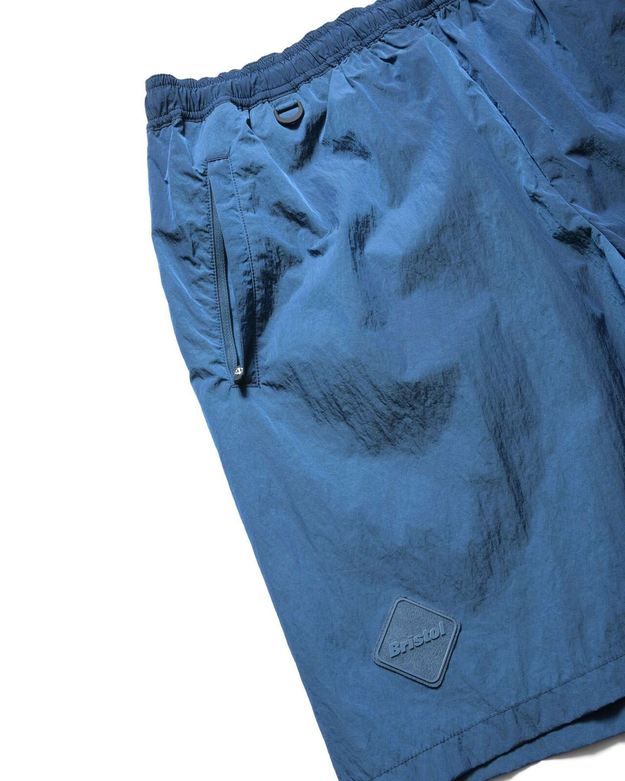 BIG LOGO NYLON EASY SHORTS,BLUE, large image number 4