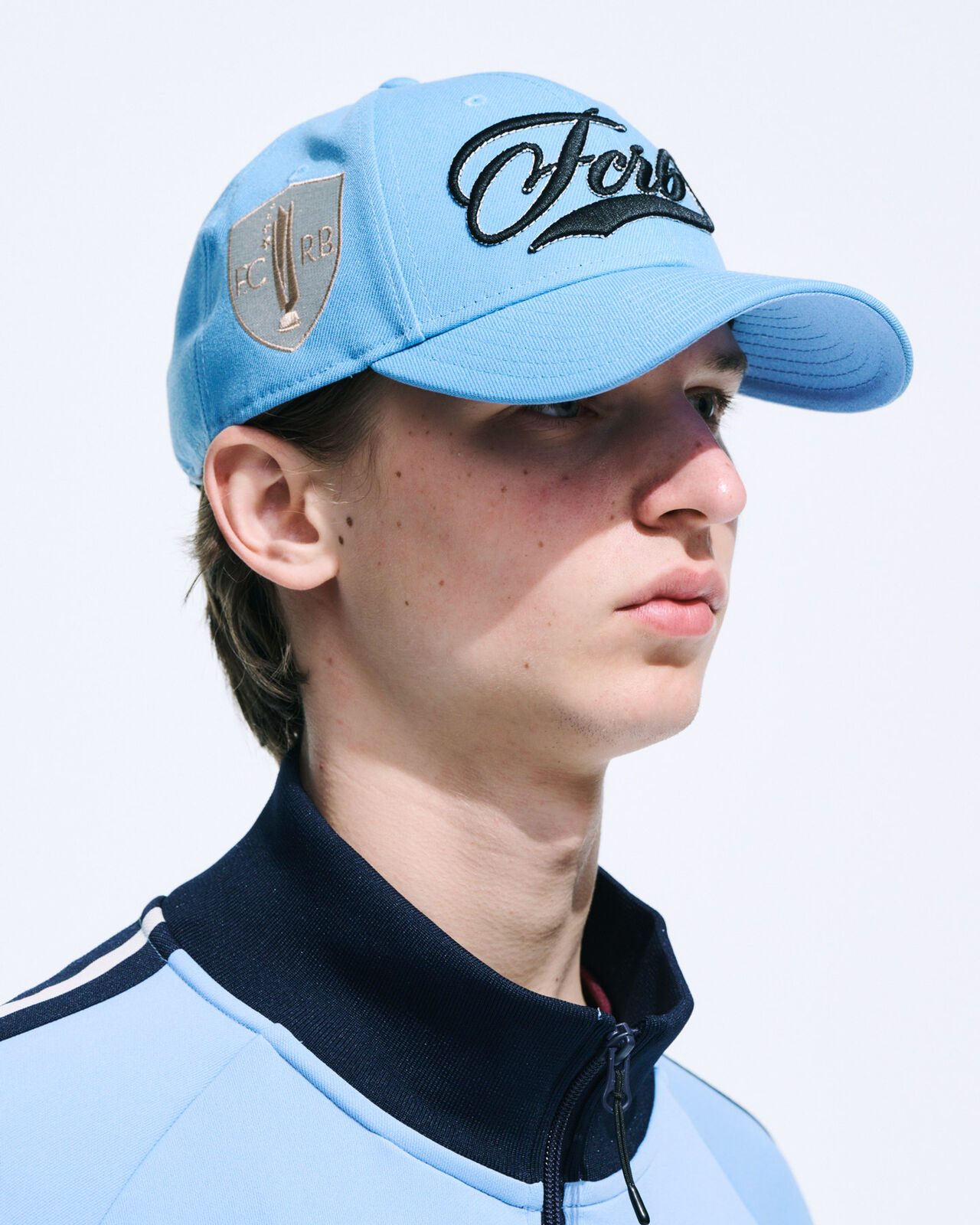 NEW ERA FLAG LOGO 9FORTY CAP,LIGHT BLUE, large image number 5
