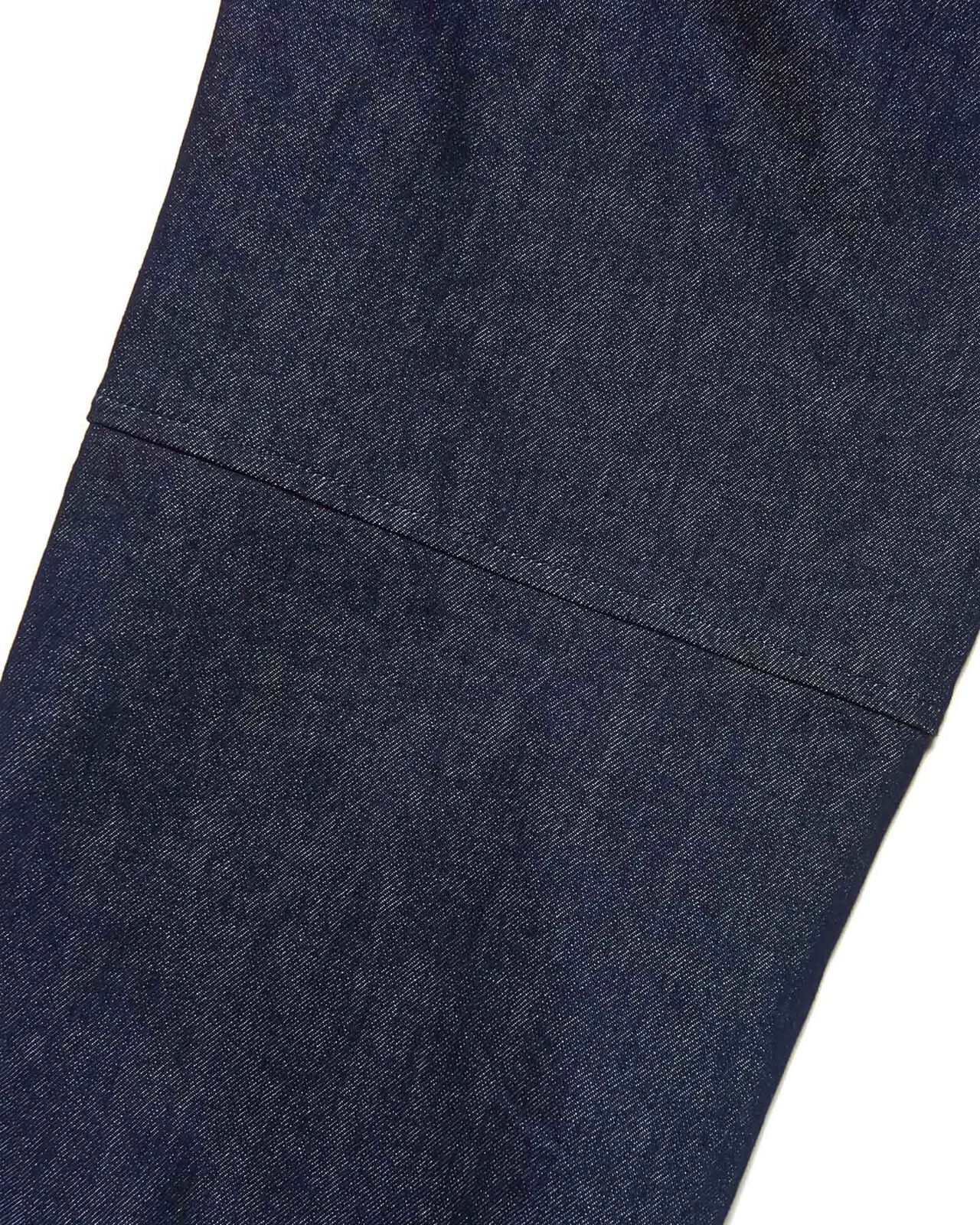 HIGH STRETCH DENIM HEM SHIRRING BAKER PANTS,INDIGO, large image number 4