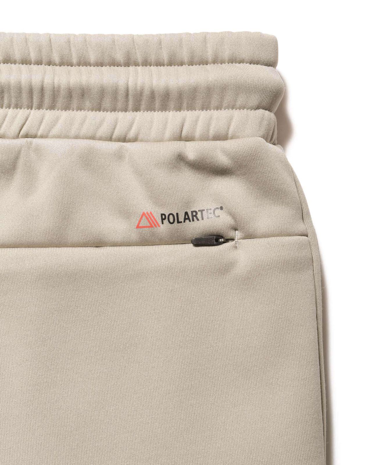 POLARTEC POWER STRETCH TRAINING RIBBED PANTS,BEIGE, large image number 3