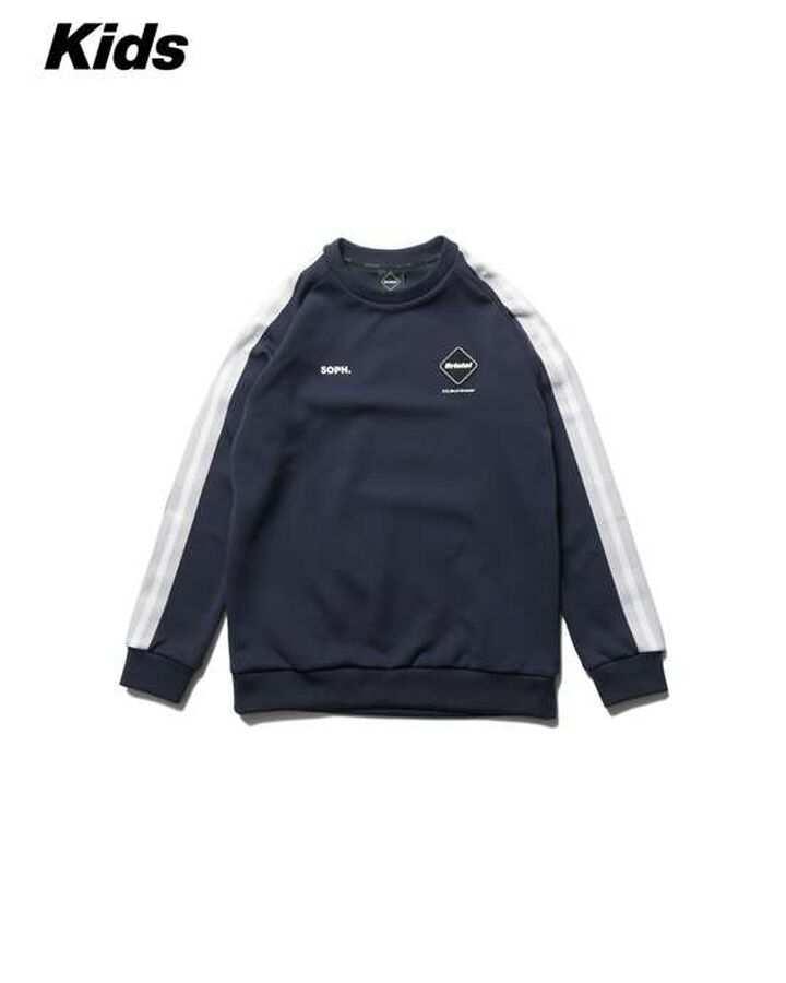 TRAINING TRACK CREWNECK TOP,NAVY, medium image number 0