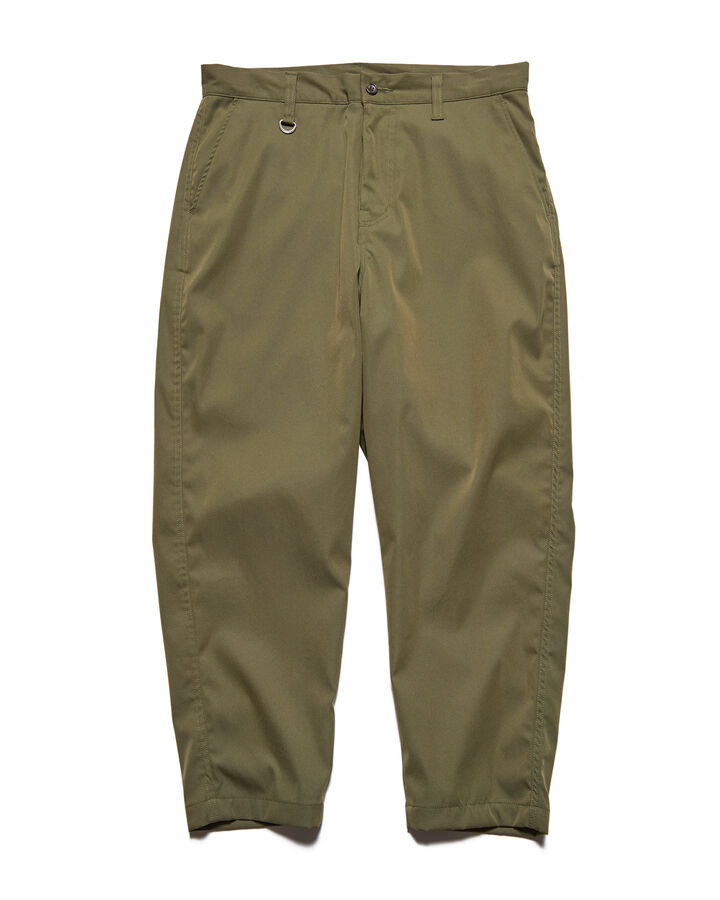 TAPERED CROPPED PANTS,KHAKI, medium