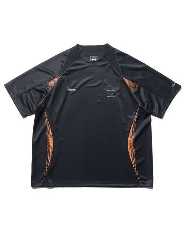AUTHENTIC S/S GAME SHIRT,BLACK, medium