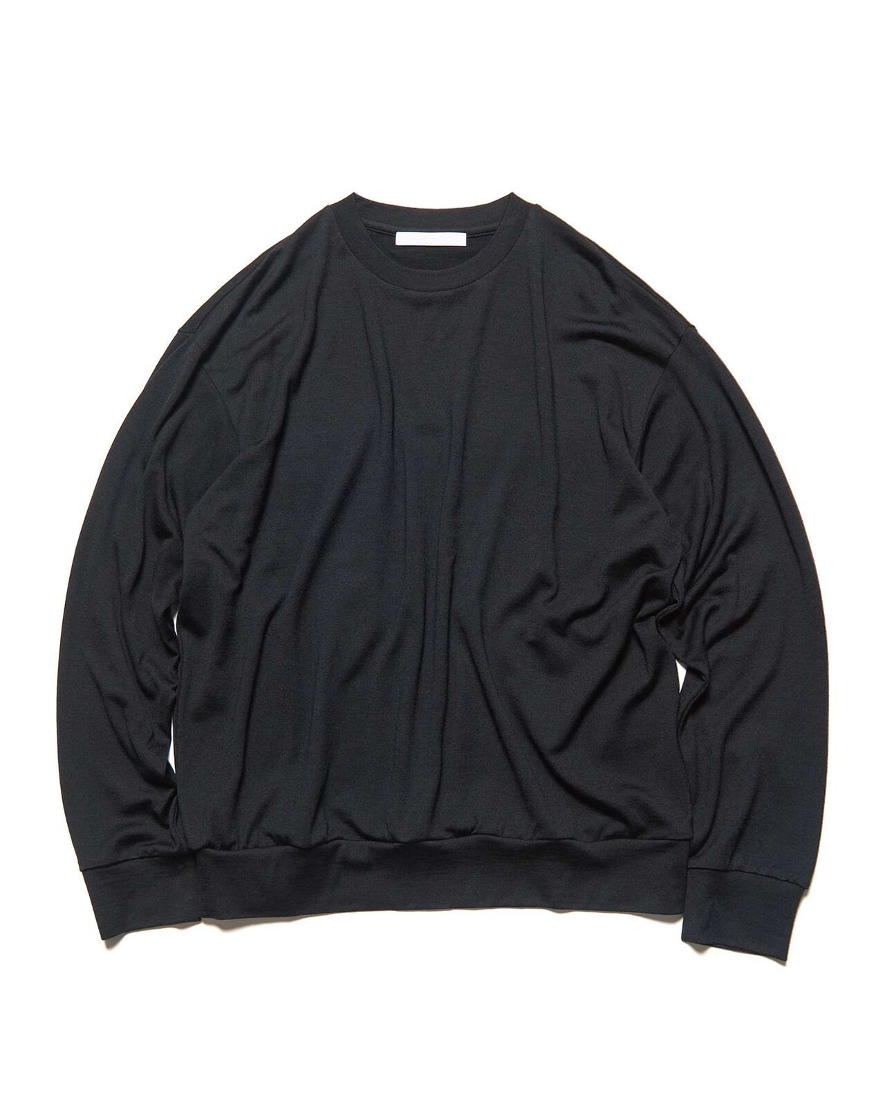 STAR STITCHED WASHABLE SWEATER,BLACK, large image number 0