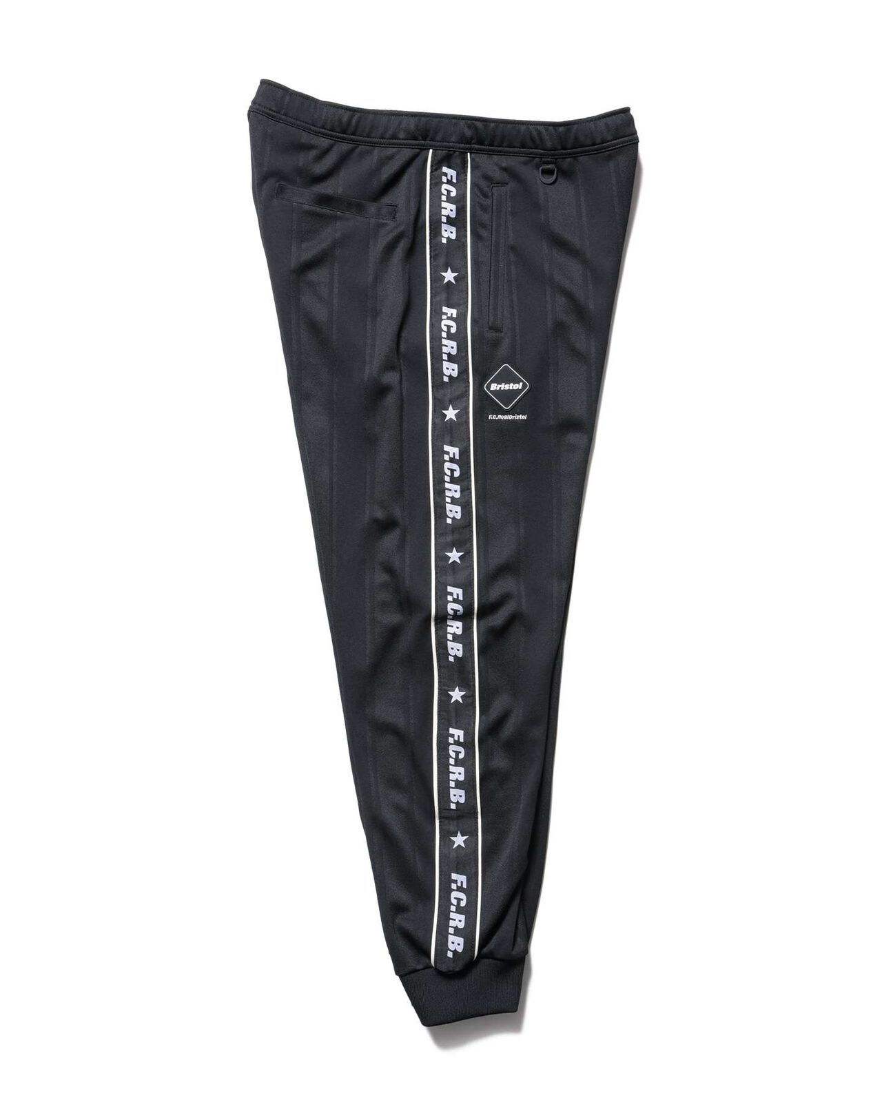 SHADOW WEAVE STRIPE PANTS,BLACK, large image number 1
