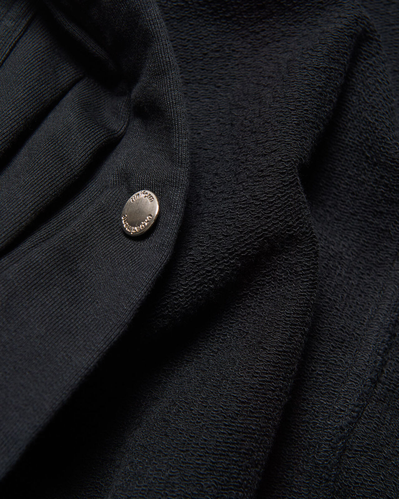 SWEAT TRUCKER JACKET,BLACK, large image number 4