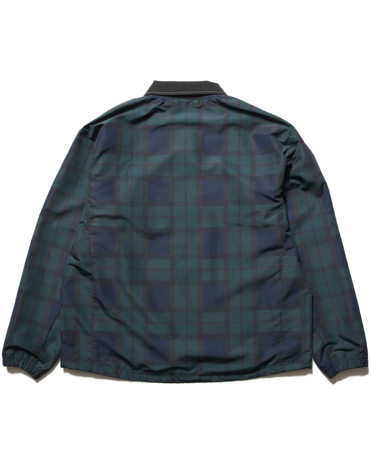 PLAID PRACTICE POLO COLLAR PISTE,NAVY, large image number 1