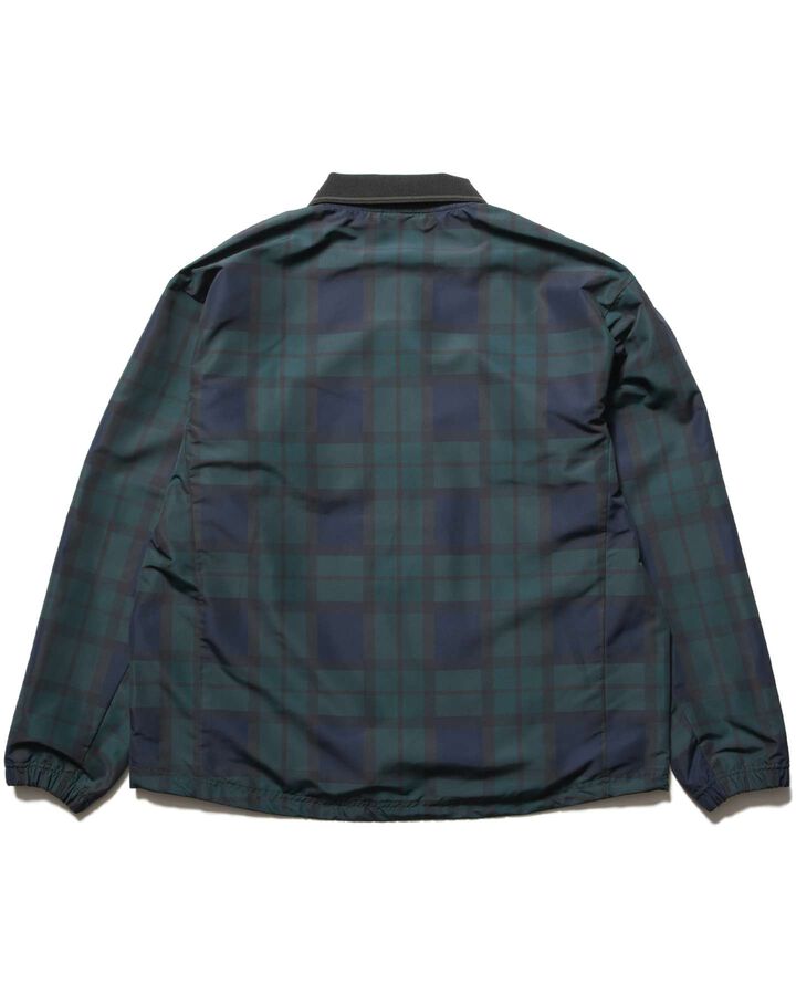 PLAID PRACTICE POLO COLLAR PISTE,NAVY, medium image number 1