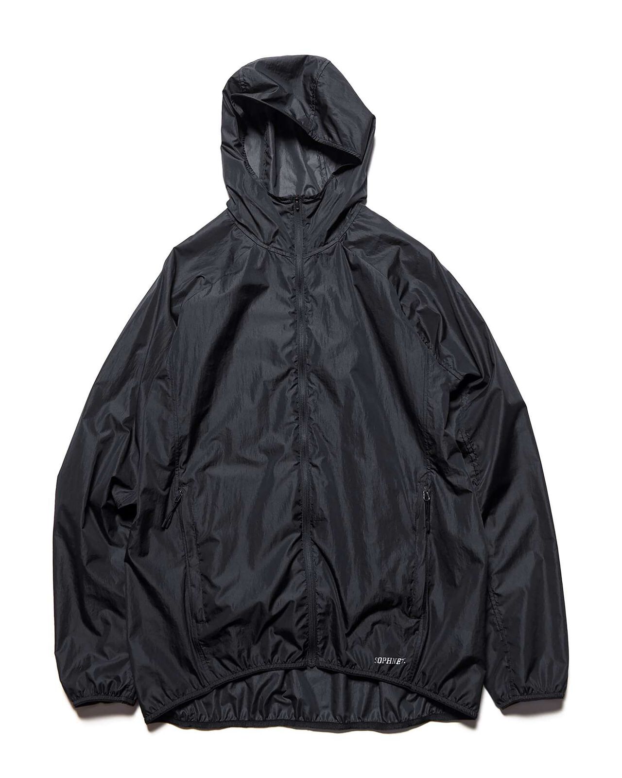 RIPSTOP PACKABLE HOODED BLOUSON,BLACK, large image number 0