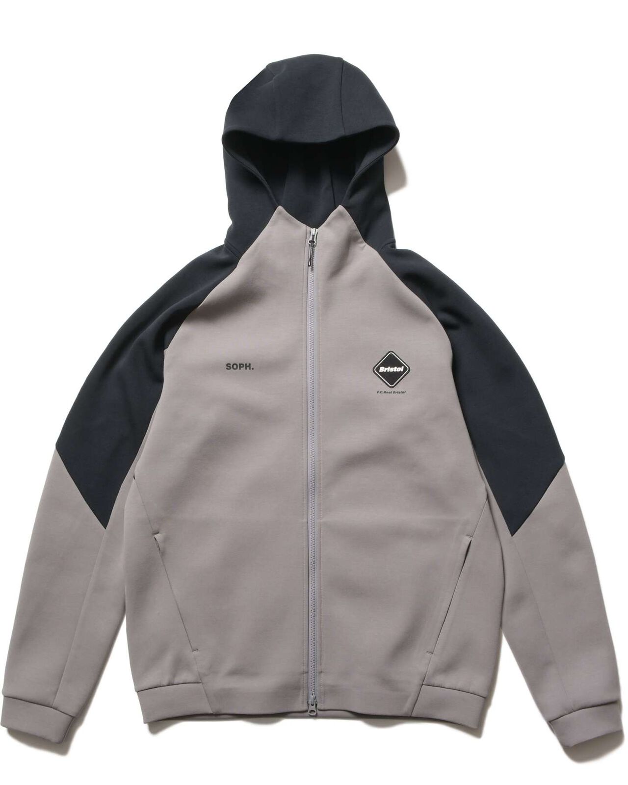 TECH SWEAT VENTILATION HOODIE,GRAY, large image number 0