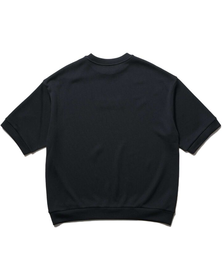 QUARTER KNIT S/S CREWNECK SHIRT,BLACK, medium image number 1