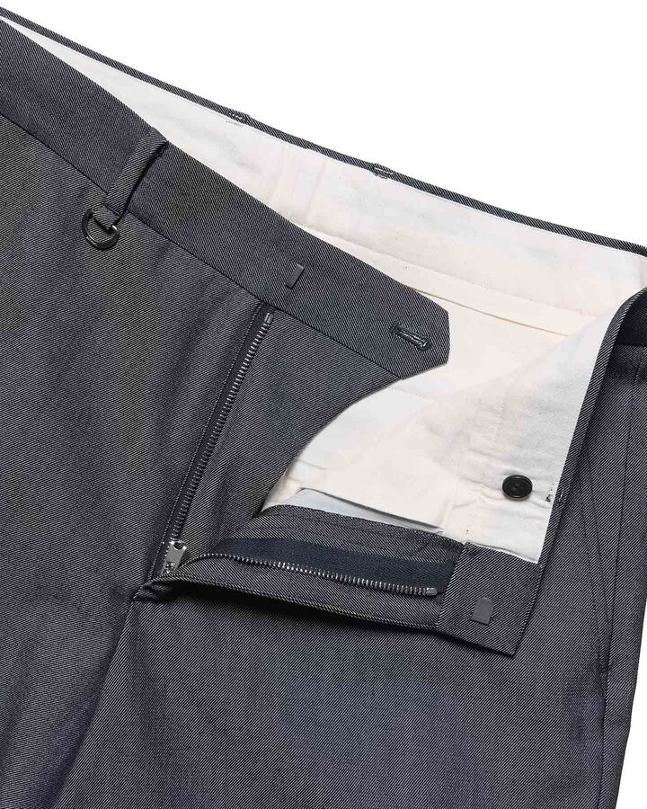 DENIM CLASSIC SLACKS,BLACK, medium image number 2