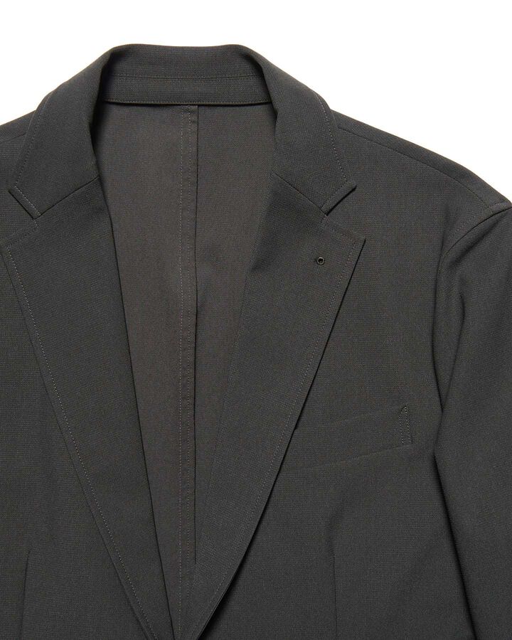 4-WAY STRETCH PACKABLE 2-BUTTON JACKET,CHARCOAL GRAY, medium image number 2