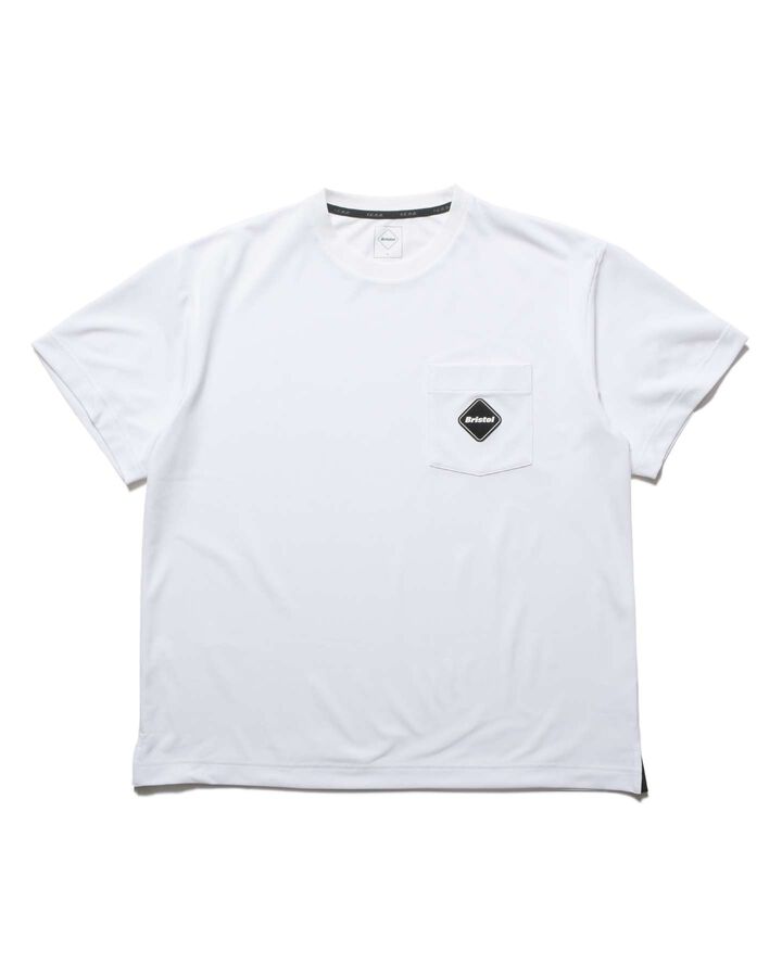 EMBLEM POCKET TEE,WHITE, medium