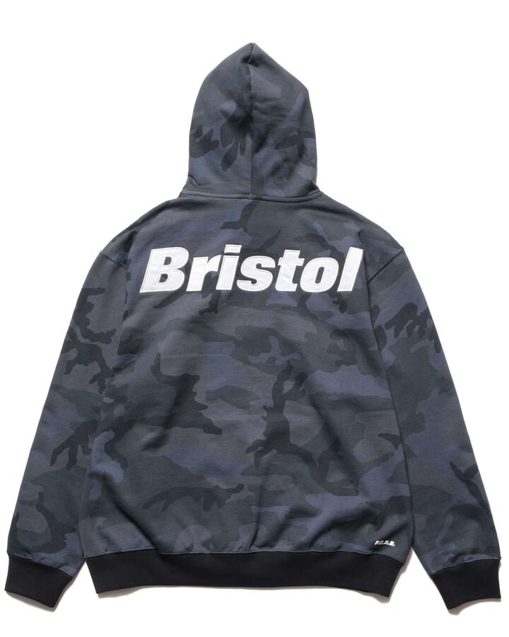 BRISTOL BAGGY SWEAT HOODIE,CAMOUFLAGE, medium image number 1