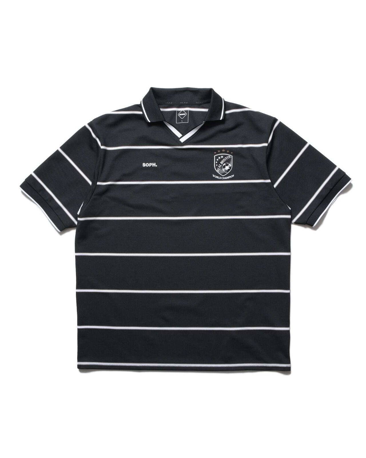 CHAMPIONS BORDER S/S GAME SHIRT,BLACK, large image number 0
