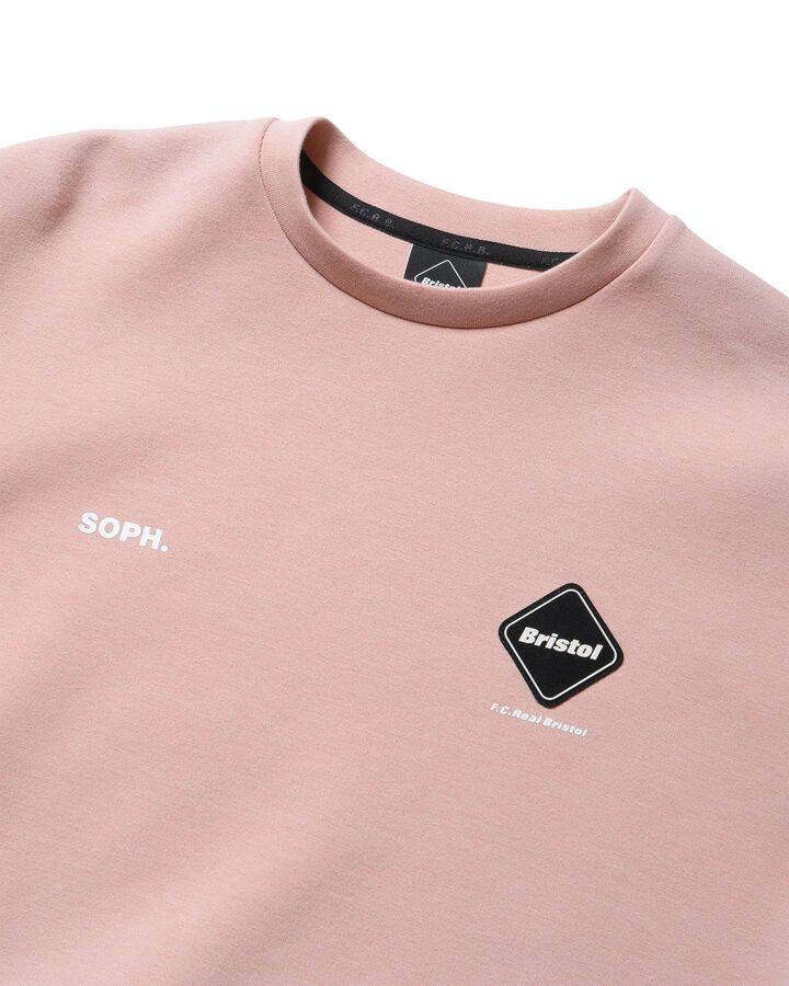 TECH SWEAT CREWNECK TOP,PINK, medium image number 2
