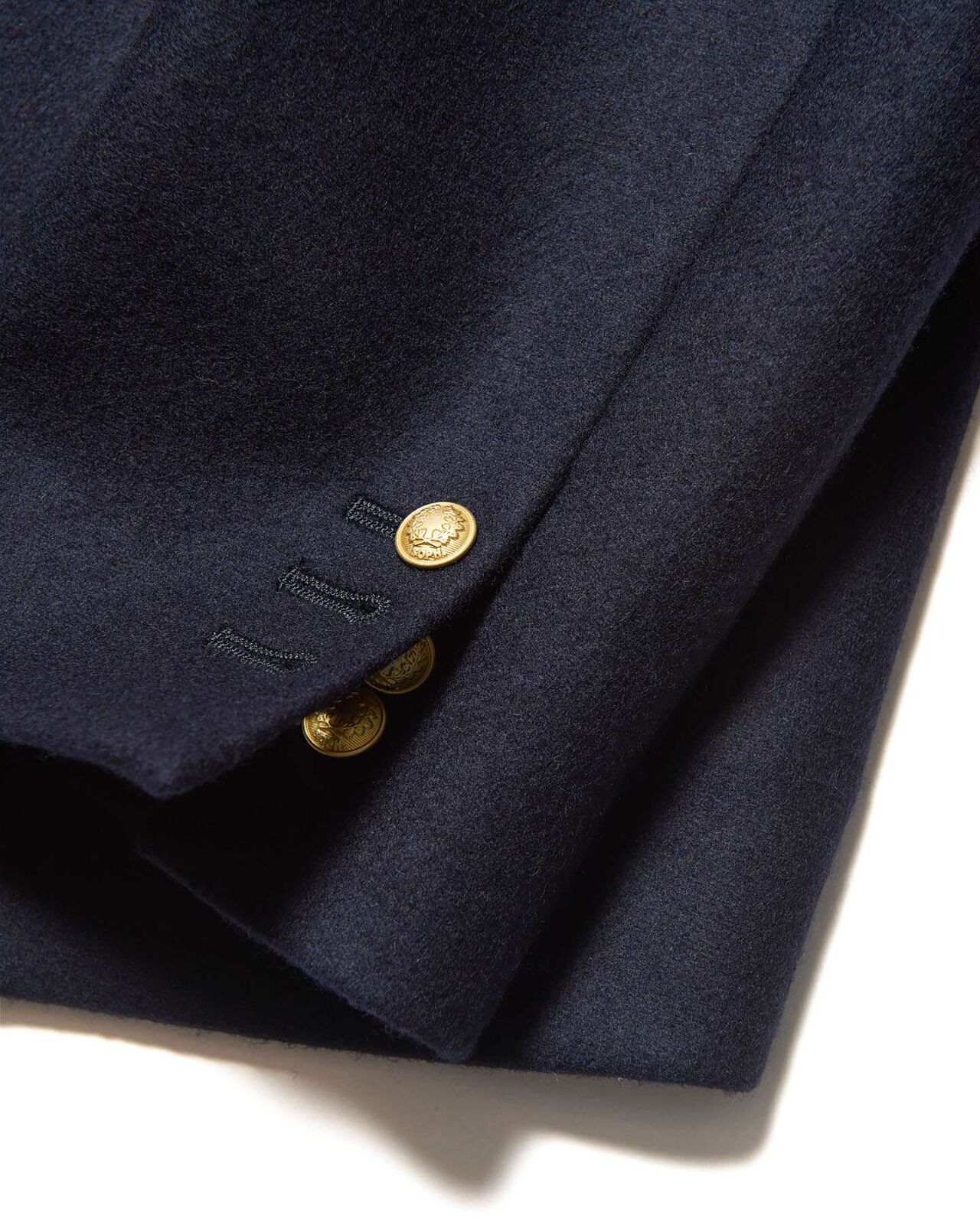 WOOL MELTON RELAX-FIT BLAZER,NAVY, large image number 6
