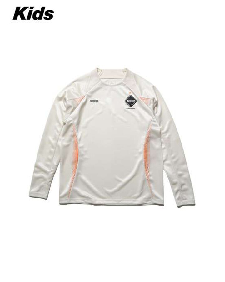 AUTHENTIC L/S GAME SHIRT,OFF WHITE, medium