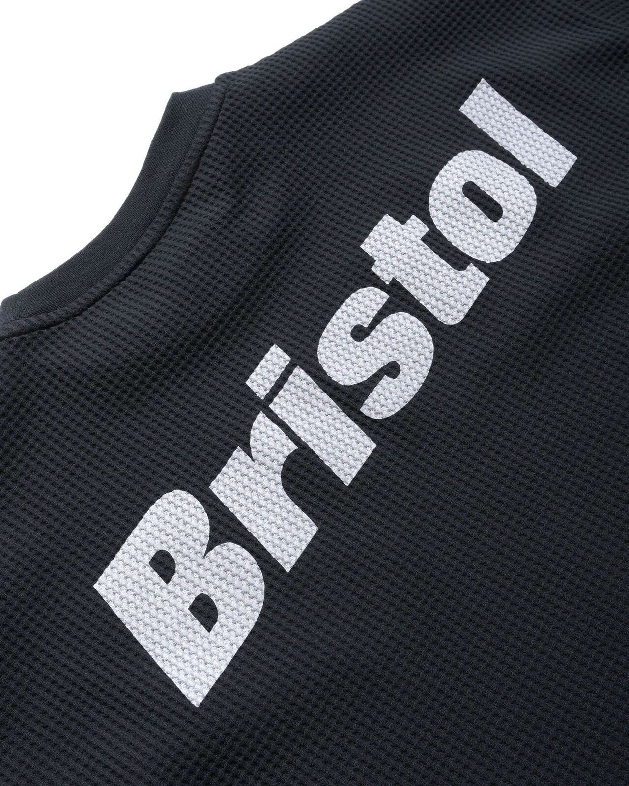TECH WAFFLE S/S LOUNGE TOP,BLACK, large image number 3