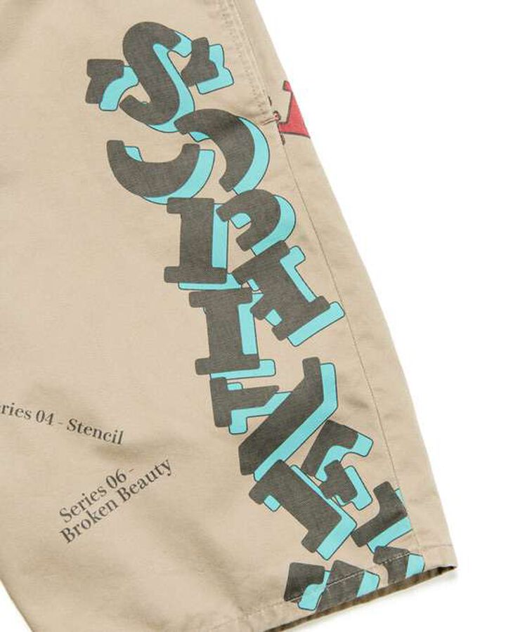 SIMON TAYLOR: LOGO CHINO SHORTS,BEIGE, medium image number 4