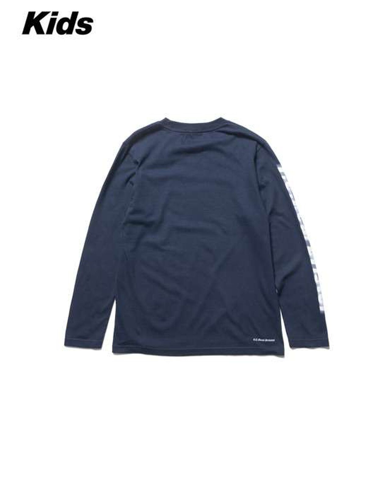 BLURRED LOGO L/S TEE,NAVY, large image number 1