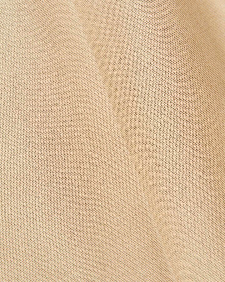 HIGH TWISTED WASHER COTTON SERGE STRAIGHT PANTS,BEIGE, medium image number 2