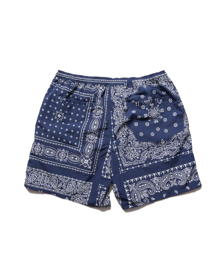 BANDANA NYLON EASY SHORTS,NAVY, medium image number 1