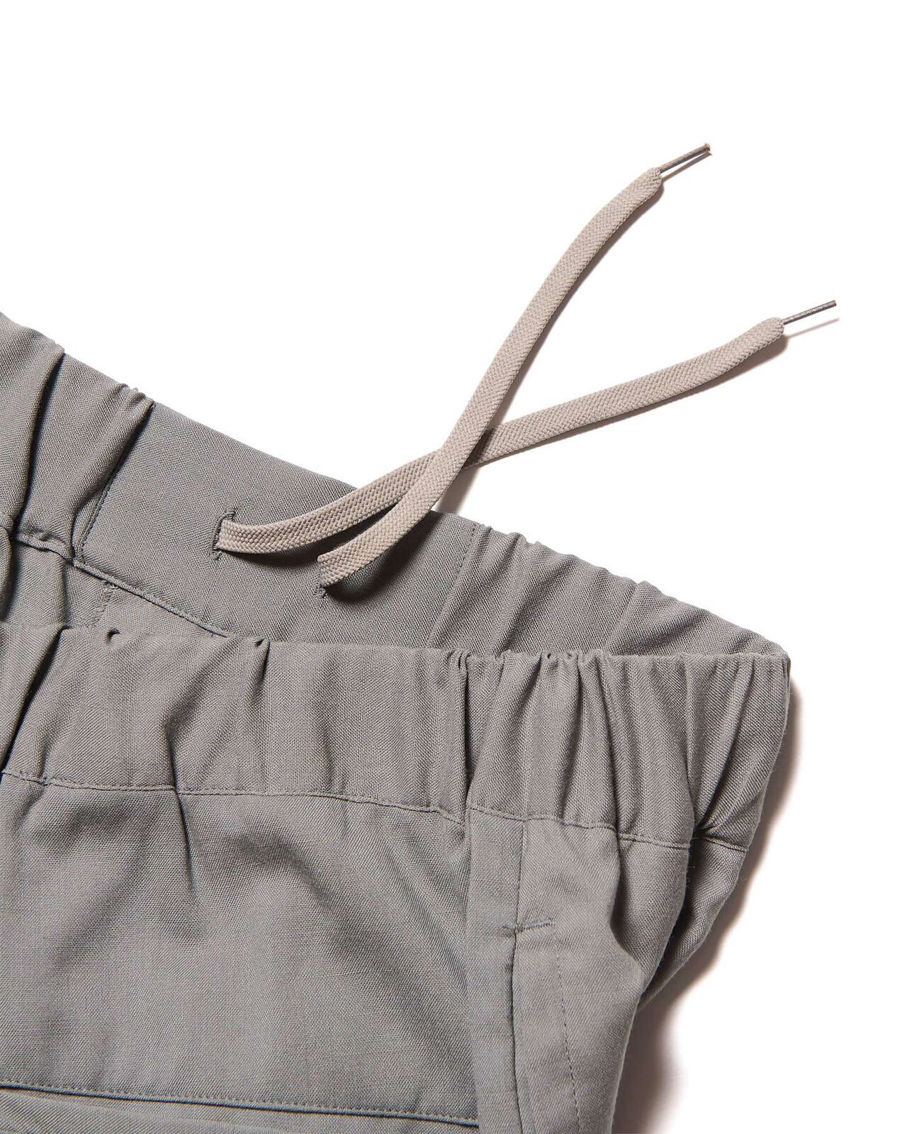 WASHBLE WOOL EASY SHORTS,GREIGE, large image number 2