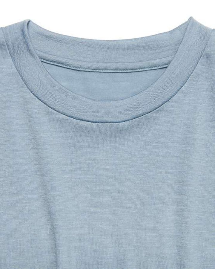 WASHABLE WOOL L/S TOP,LIGHT BLUE, medium image number 2