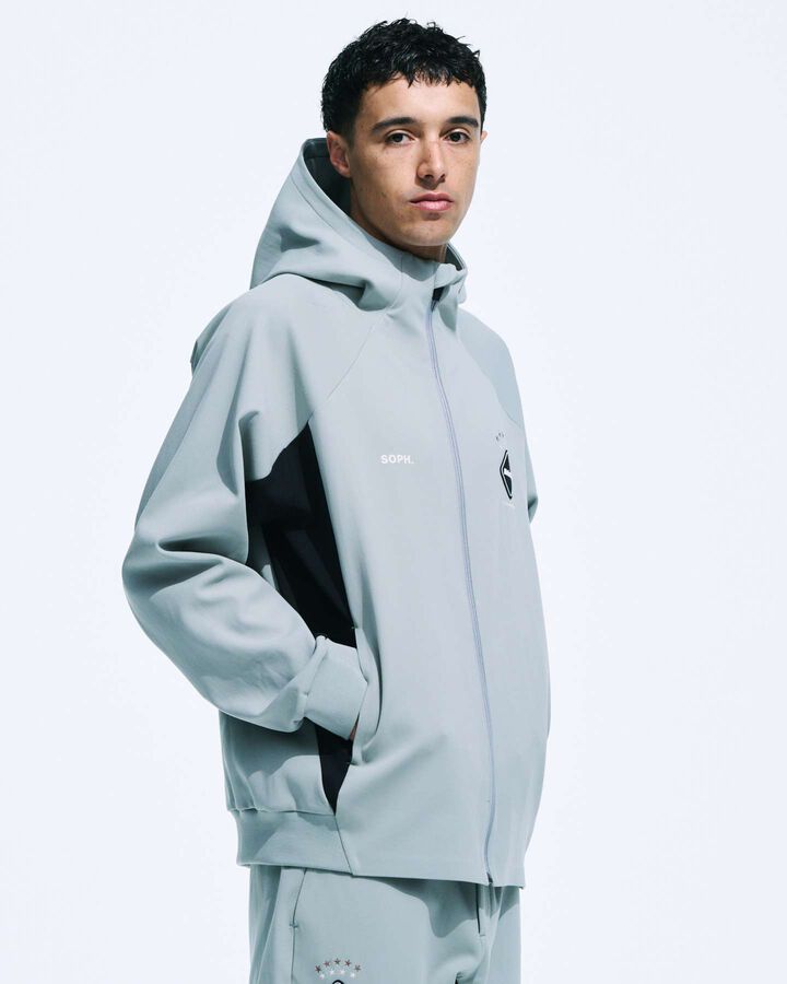 PDK HOODED BLOUSON,SAGE, medium image number 7