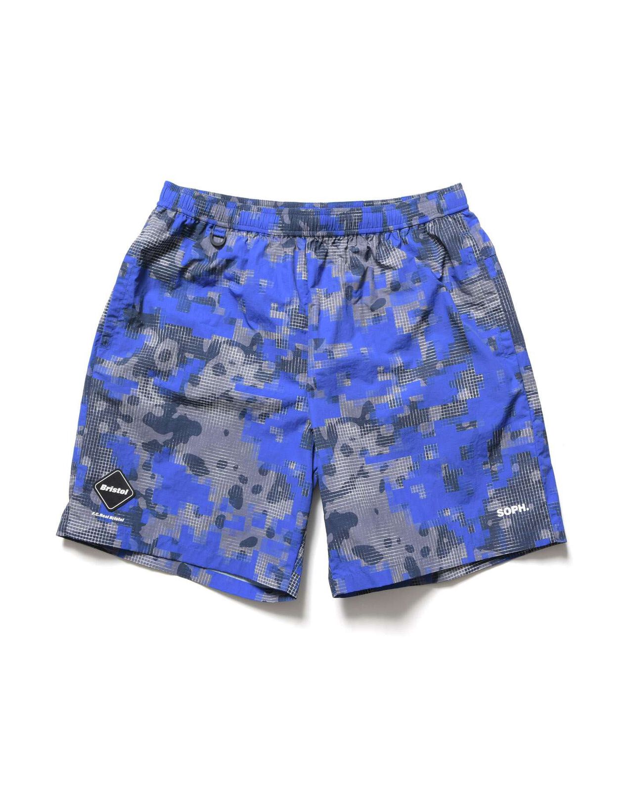 FRAGMENT: CAMOUFLAGE NYLON SHORTS,A, large image number 0