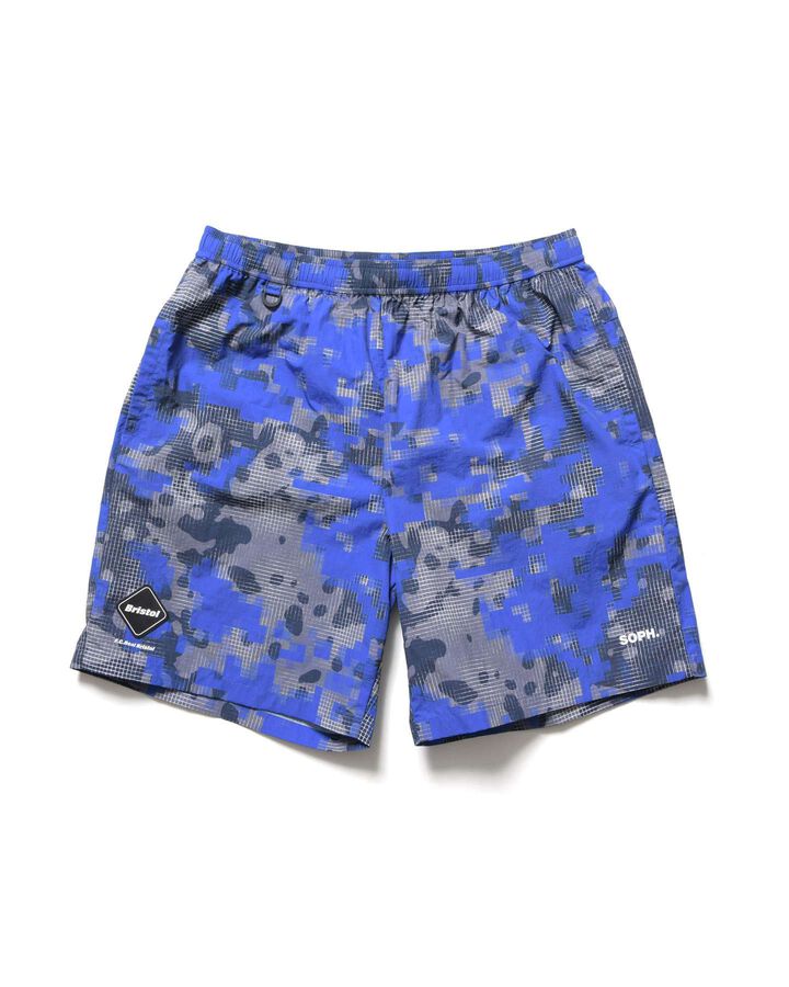 FRAGMENT: CAMOUFLAGE NYLON SHORTS,A, medium