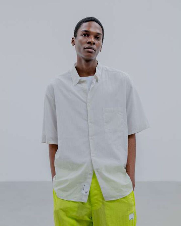 STRIPE S/S SHIRT,LIGHT BLUE, medium image number 4