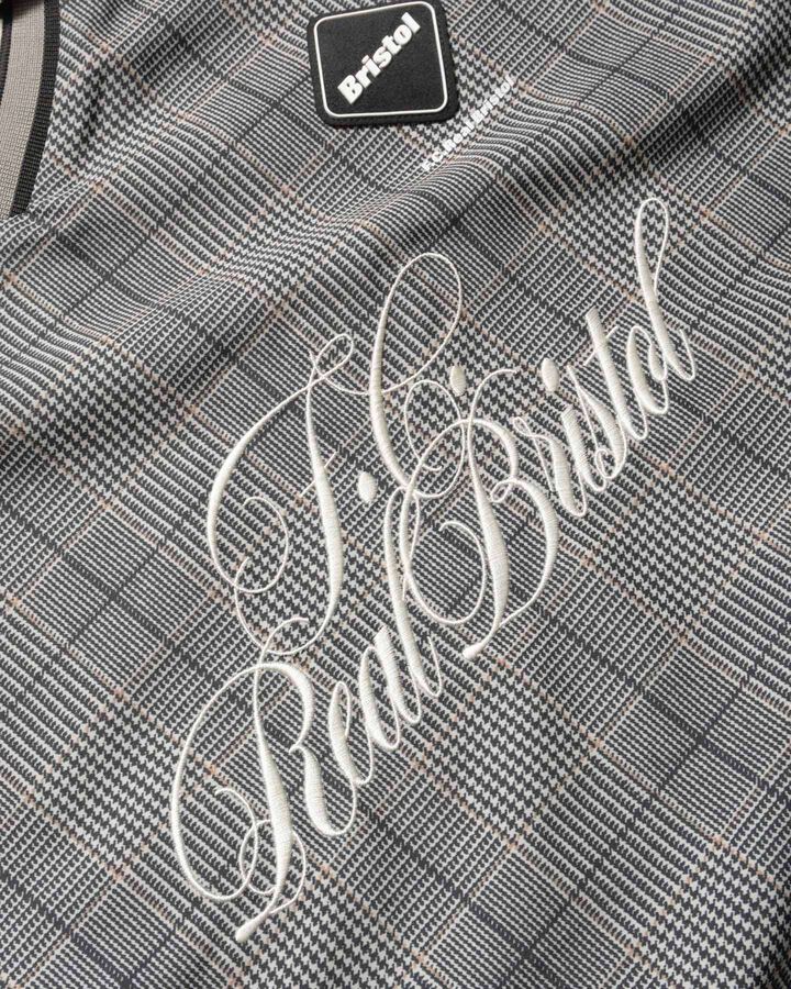 PLAID PRACTICE POLO COLLAR PISTE,GRAY, medium image number 3