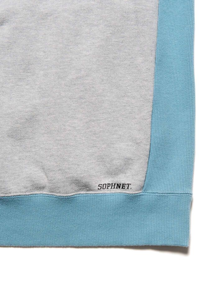 SIDE POCKET S/S CREWNECK SWEAT,GRAY, medium image number 3