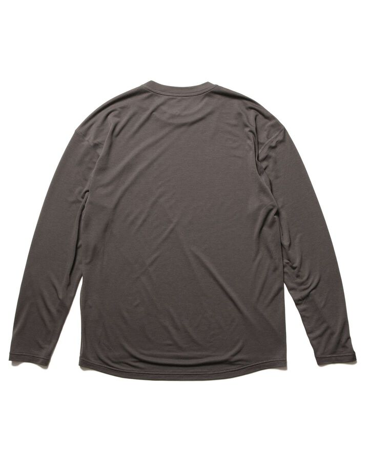 POLARTEC L/S WORKOUT TOP,CHARCOAL GRAY, medium image number 1